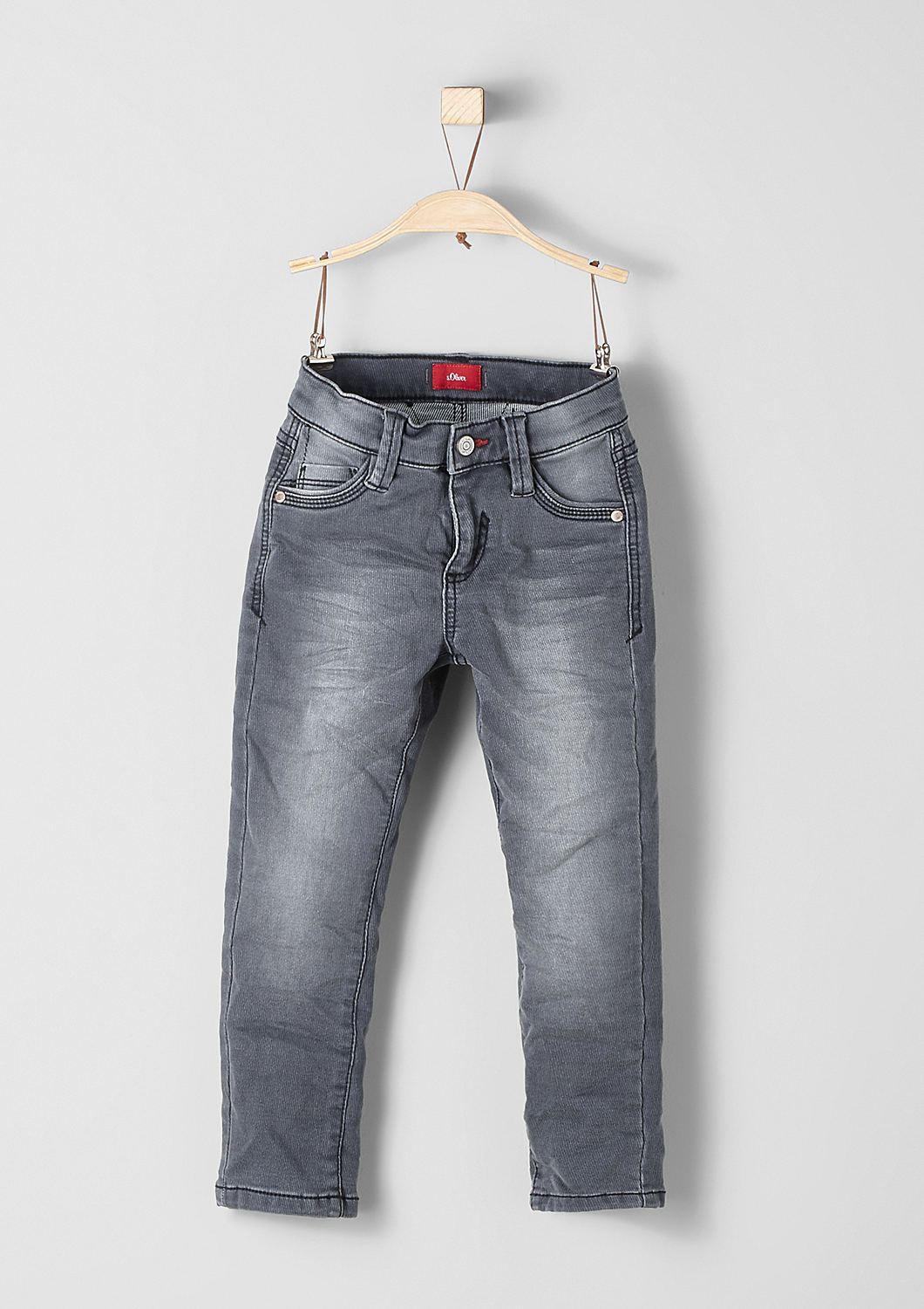 s. Oliver Junior Pelle: Jeans mit Streifenstruktur bei Schrahböck